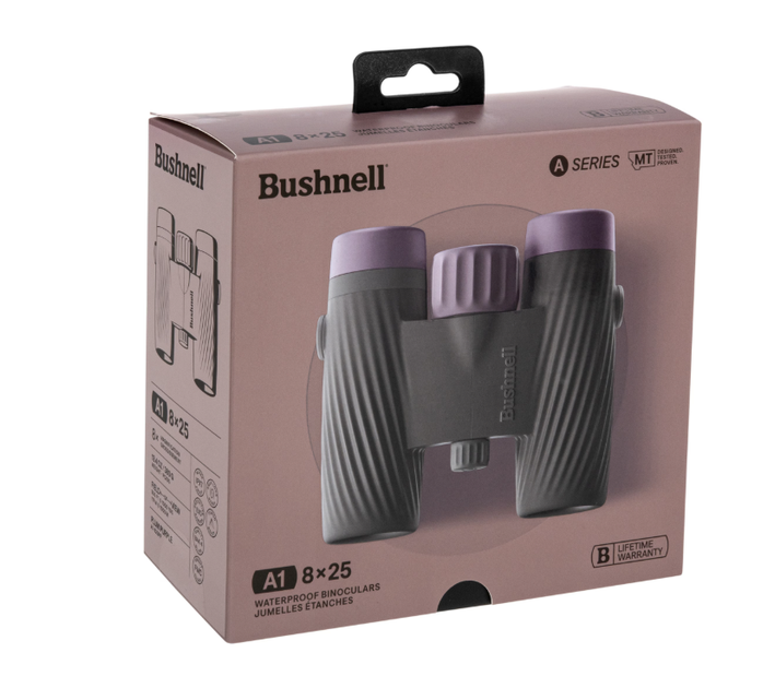 Бінокль Bushnell A1 Compact 8x25 Рожевий A1-825PP - зображення 3