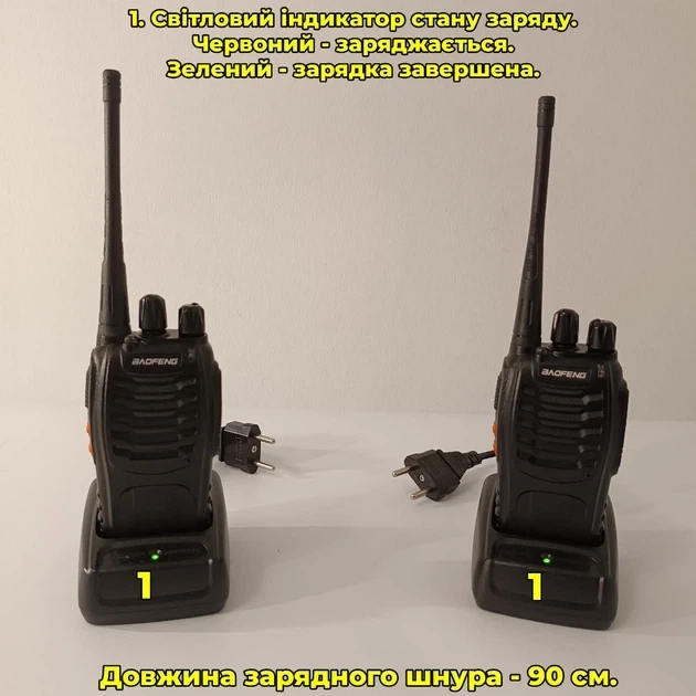 Комплект з двох рацій Baofeng BF-888S - Фото 4 Комплект з двох рацій Baofeng BF-888S - зображення 4