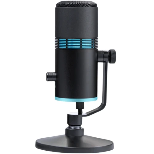 Мікрофон Thronmax V8, Black, USB, 3.5 мм jack, конденсаторний, RGB підсвічування, кабель 1.5 м (V8THRONMAX) - изображение 2