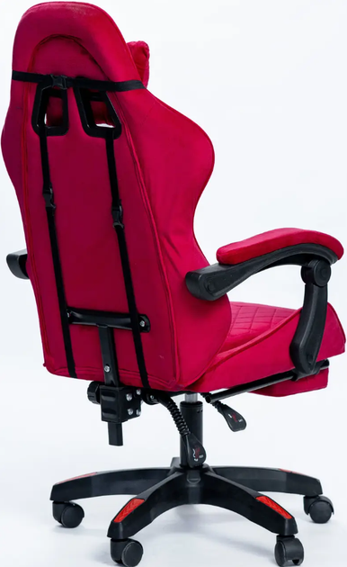 Игровое кресло DIEGO ALCANTARA PRO Red Компьютерные игровые кресла - изображение 5