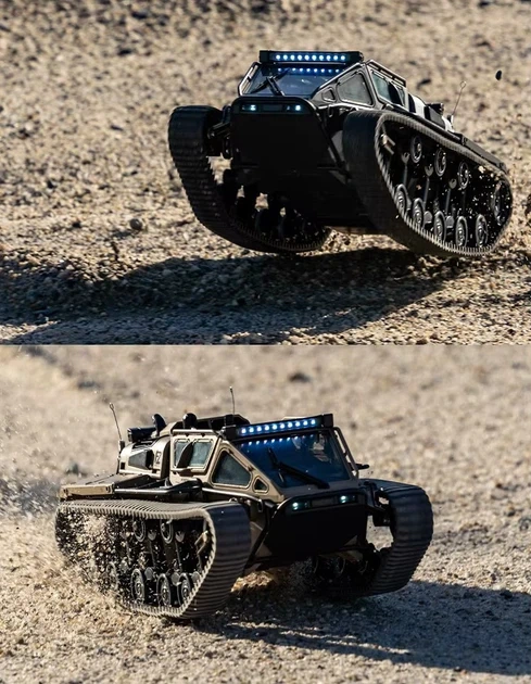 Всюдихід на радіокеруванні JJRC C8812 Ripsaw EV3 F-4 Сірий - зображення 14