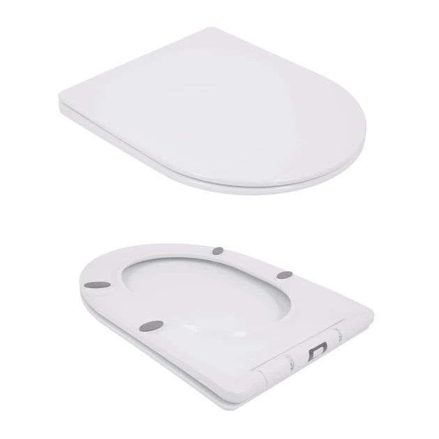 Напольный унитаз Qtap Jay Ultra Quiet с сиденьем Soft-close 640x360x835 мм QT07222175TW White - изображение 9