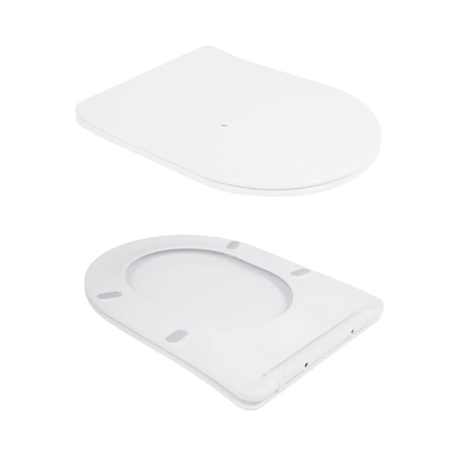 Унітаз підвісний Qtap Scorpio безободковий Ultra Quiet з сидінням Soft-close QT14332380AW - зображення 9