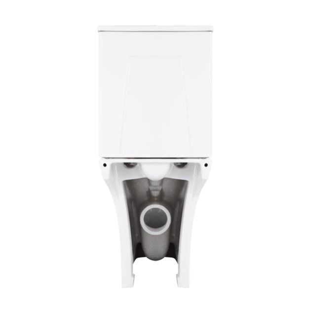 Унитаз-компакт Qtap Presto Quadro безободочный с сиденьем Soft-close QT24221215AW - изображение 7