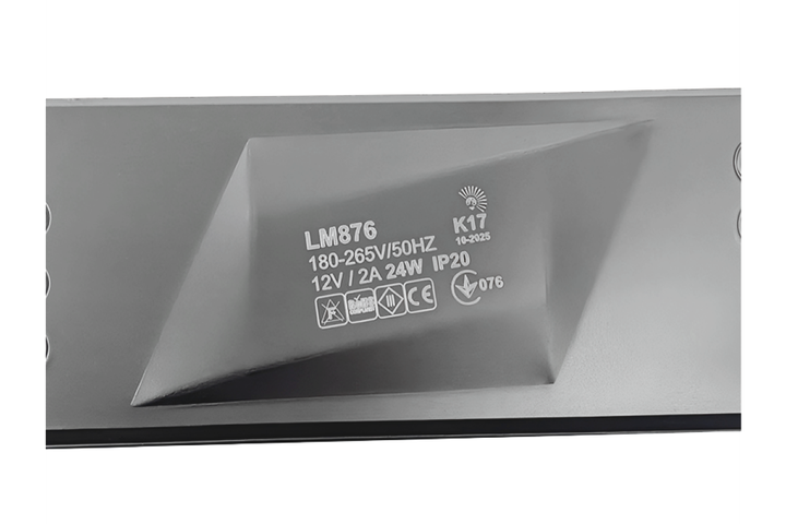 Блок питания пластик тонкий для LED ленты 12V 24W 2A Премиум "LEMANSO" LM876 - зображення 6