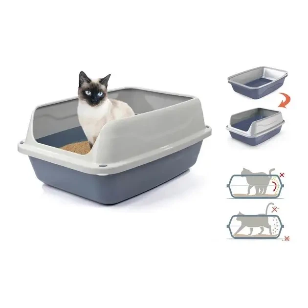 Туалет для кошек GeorPlast Sonic 56x40x24 см - Фото 2 Туалет для кошек GeorPlast Sonic 56x40x24 см - изображение 2