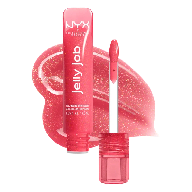 Błyszczyk do ust NYX Professional Makeup Jelly Job 08 Jelly Kiss'D 7.5 ml (800897276003) - Zdjęcie 1 Błyszczyk do ust NYX Professional Makeup Jelly Job 08 Jelly Kiss'D 7.5 ml (800897276003) - obraz 1