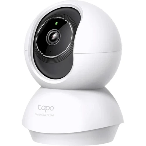 IP камера TP-Link Tapo C230, White/Black, 5 Мп (2880x1620/30 fps), 1/3' CMOS, H.264, f/2.0, f=3.17 мм, WiFi (2.4 GHz), ІЧ-підсвічування 850 нм до 12 м, двосторонній аудіозв'язок, microSD - изображение 2