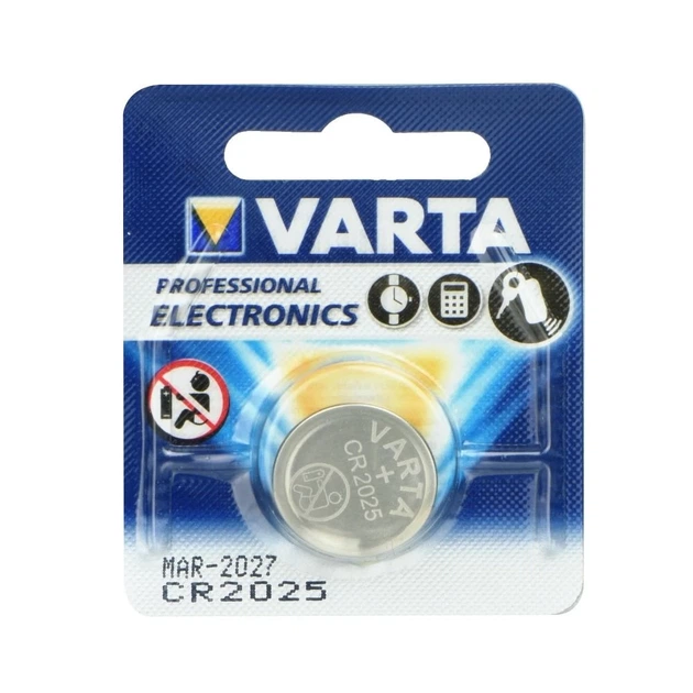 Батарея Varta CR2025 1шт (BAT0351) - Фото 1 Батарея Varta CR2025 1шт (BAT0351) - изображение 1