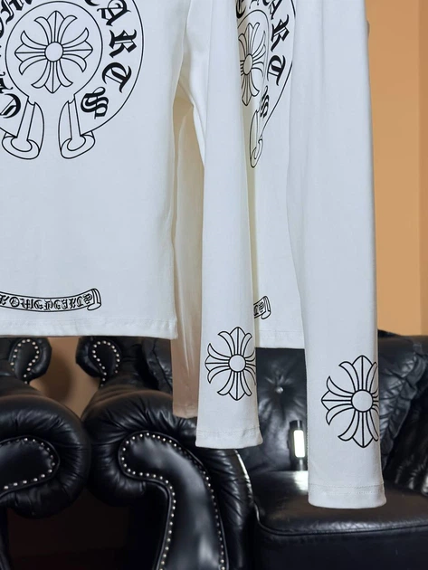 Лонг Chrome hearts женский XS белый - Фото 3 Лонг Chrome hearts женский XS белый - изображение 3