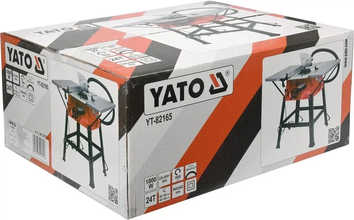 Пила циркулярна настільна YATO 2000 Вт YT-82165 - Фото 6 Пила циркулярна настільна YATO 2000 Вт YT-82165 - зображення 6