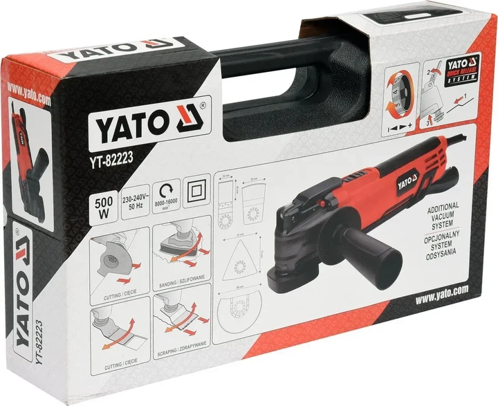 Реноватор сетевой YATO 500 Вт YT-82223 - изображение 5
