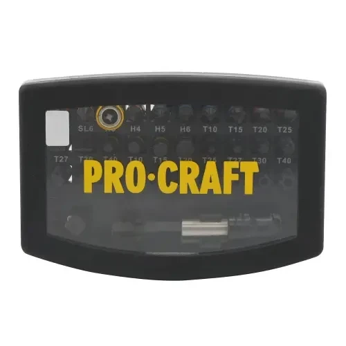 Набор бит 32 шт Procraft BS-32 для шуруповерта в кейсе - Фото 5 Набор бит 32 шт Procraft BS-32 для шуруповерта в кейсе - изображение 5