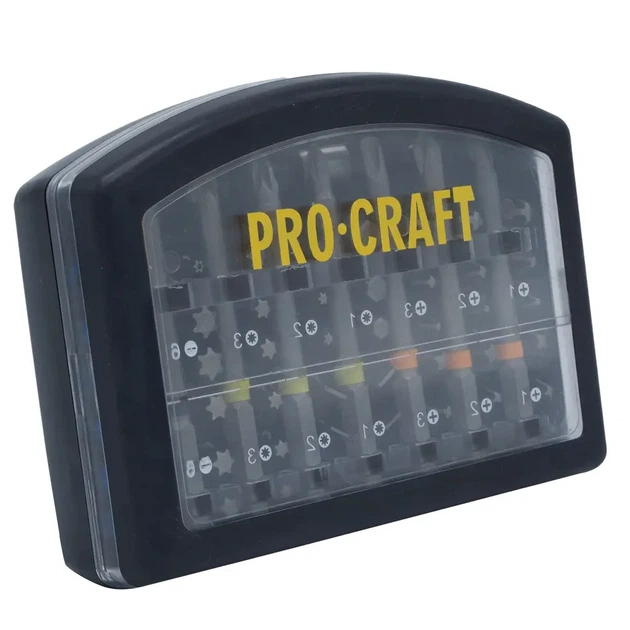 Набор бит 56 шт Procraft BS-56 для шуруповерта в кейсе - Фото 7 Набор бит 56 шт Procraft BS-56 для шуруповерта в кейсе - изображение 7