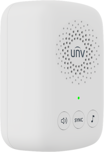 Бездротовий дверний дзвінок Uniview ED-R1 White (6937096354646) - Фото 2 Бездротовий дверний дзвінок Uniview ED-R1 White (6937096354646) - зображення 2
