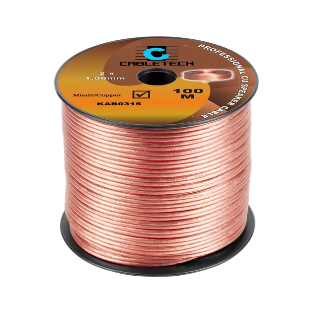 Кабель акустичний Cabletech 1,0mm (KAB0315) - Фото 1 Кабель акустичний Cabletech 1,0mm (KAB0315) - зображення 1