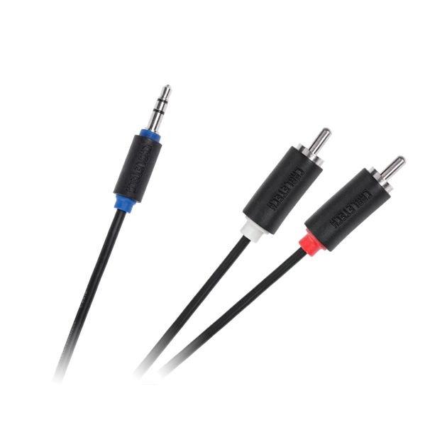 Кабель Jack 3.5 мм - 2RCA 1.0м Cabletech Standard (KPO3952-1) - Фото 1 Кабель Jack 3.5 мм - 2RCA 1.0м Cabletech Standard (KPO3952-1) - изображение 1