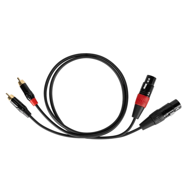 Кабель соединительный Cabletech XLR - 2RCA 1m (KPO2930) - изображение 2