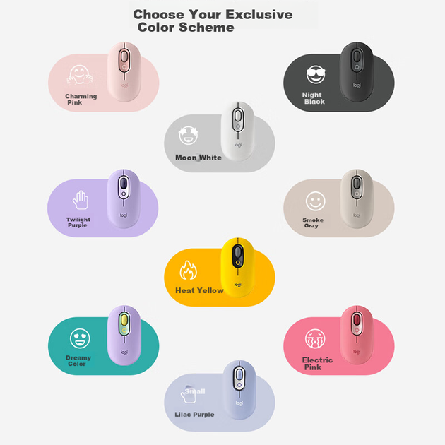 Мышь Logitech POP Bluetooth Lilac - изображение 3