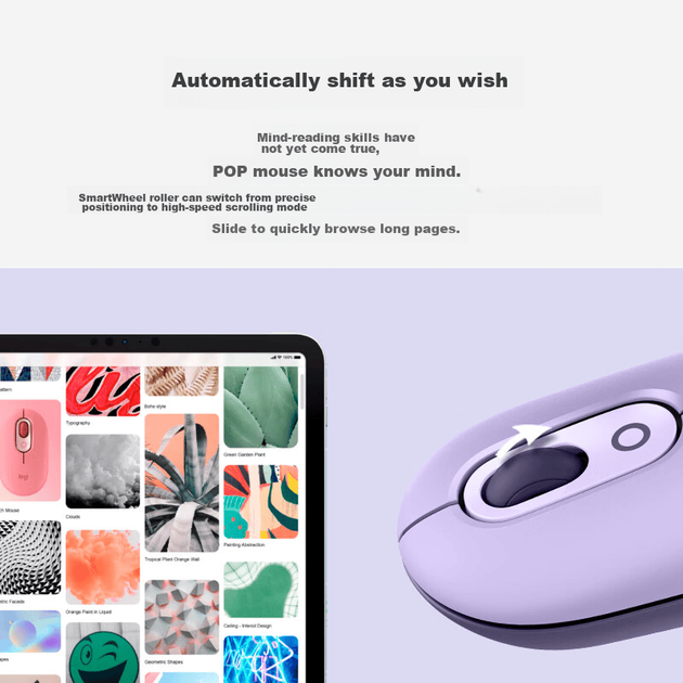 Мышь Logitech POP Bluetooth Purple - изображение 3