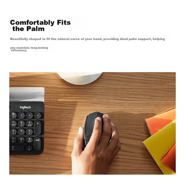 Миша Logitech M720 Enterprise Wireless/Bluetooth Black - зображення 7
