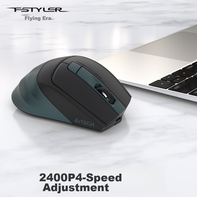 Миша A4Tech FB35CS Wireless/Bluetooth Green - зображення 5