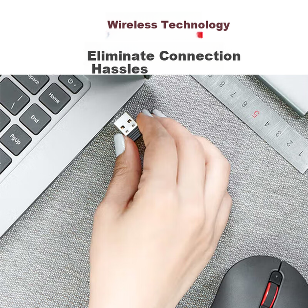 Миша Lenovo WM101 Wireless Black - зображення 4