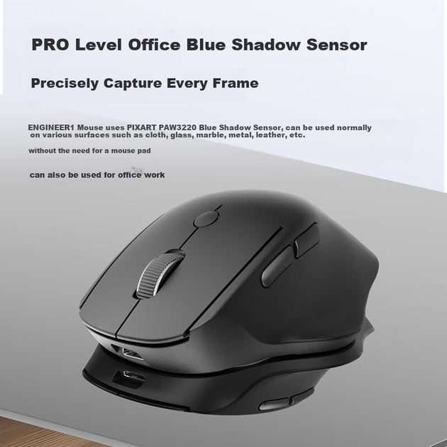 Мышь HP ENGINEER1 Wireless Black - изображение 2
