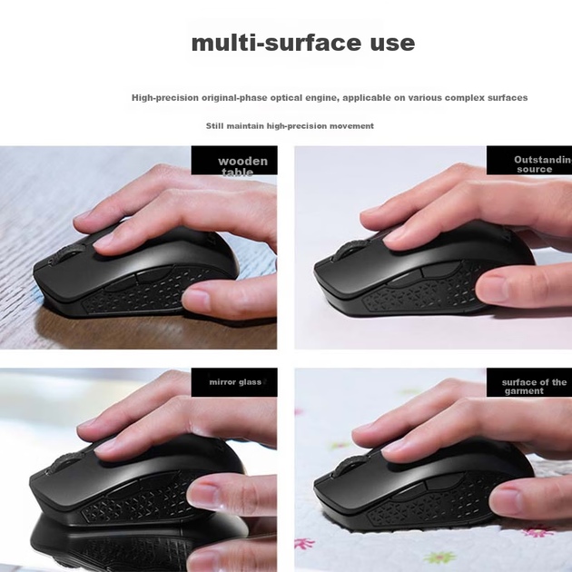 Миша Lenovo Howard 2022 Wireless/Bluetooth Black - зображення 5
