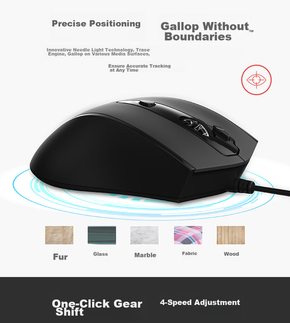 Мышь A4Tech N-810FX USB Black - изображение 4