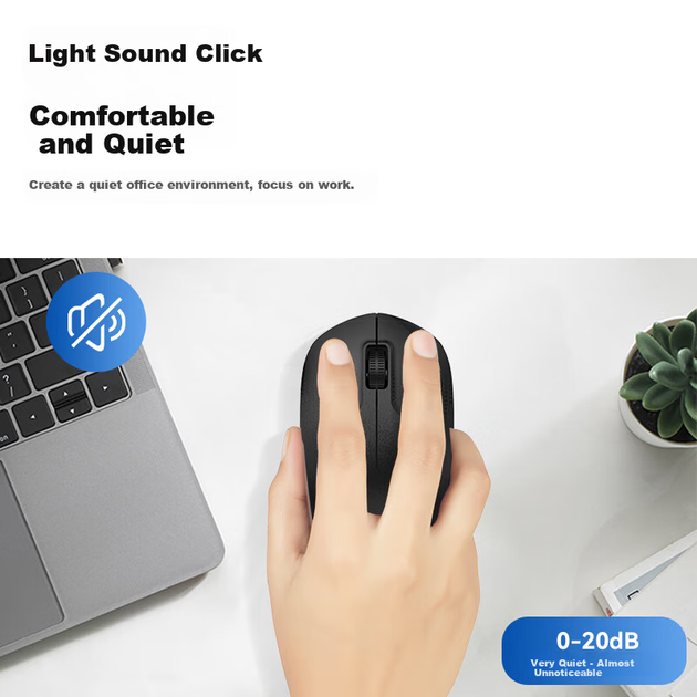 Мышь Philips SPK7358 Wireless Black - изображение 4