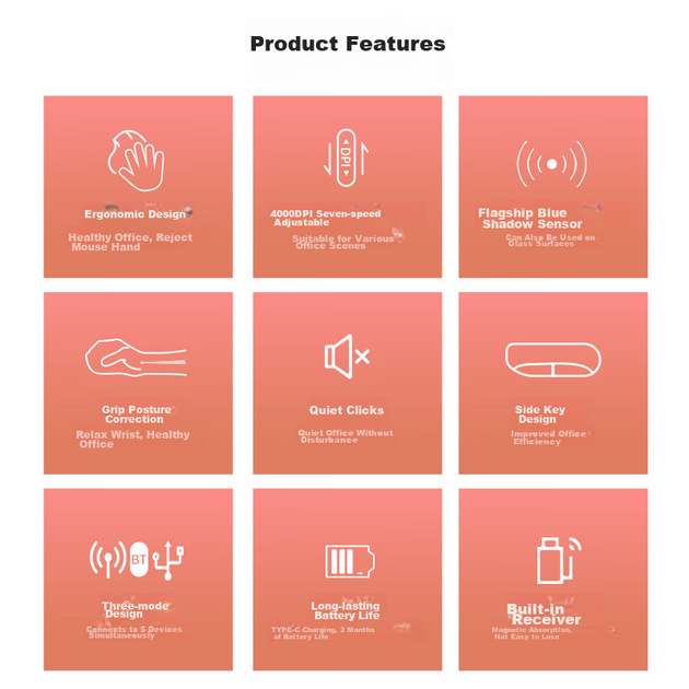Мышь HP Professor 1 Wireless/Bluetooth Beige - изображение 4