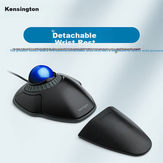 Трекбол Kensington Orbit USB Black/Blue (K72337) - изображение 4