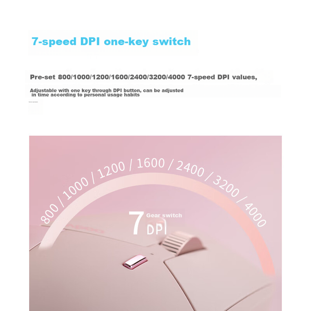 Мышь Rapoo MT760Mini Wireless/USB Rose - изображение 2