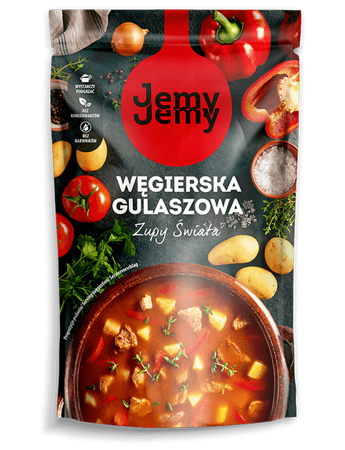 Суп JEMY JEMY гуляш угорський 400 г.(B-01-008-PU) - Фото 1 Суп JEMY JEMY гуляш угорський 400 г.(B-01-008-PU) - изображение 1