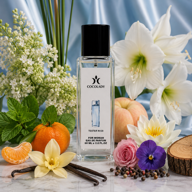 Парфюмерная вода для женщин Cocolady N-120 (версия: Kenzo L'Eau Kenzo Pour Femme), 60 мл - Фото 1 Парфюмерная вода для женщин Cocolady N-120 (версия: Kenzo L'Eau Kenzo Pour Femme), 60 мл - изображение 1