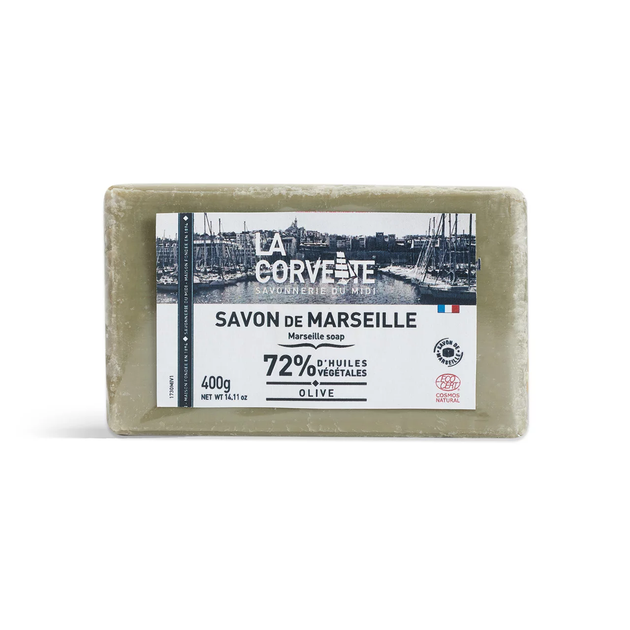 Марсельське мило La Corvette CUBE OLIVE ECOCERT 400g (270402-COR) - изображение 3