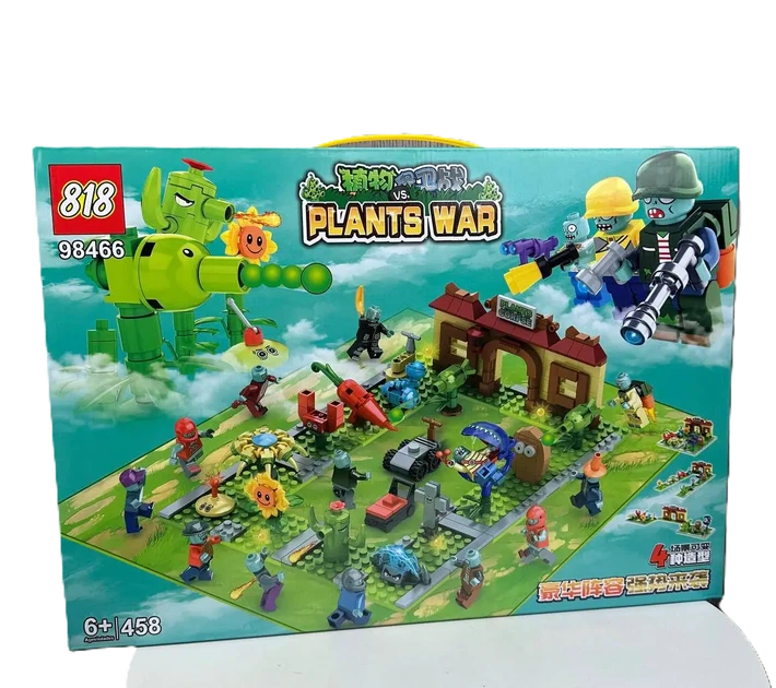 Большой детский конструктор Plants vs Zombies растения против зомби DK (7007ДК) - Фото 1 Большой детский конструктор Plants vs Zombies растения против зомби DK (7007ДК) - изображение 1