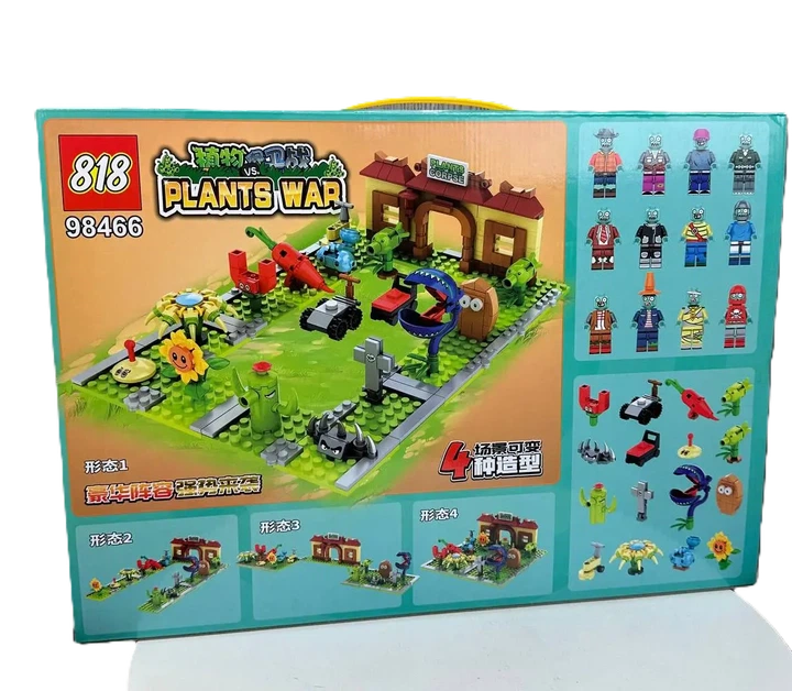 Большой детский конструктор Plants vs Zombies растения против зомби DK (7007ДК) - Фото 2 Большой детский конструктор Plants vs Zombies растения против зомби DK (7007ДК) - изображение 2