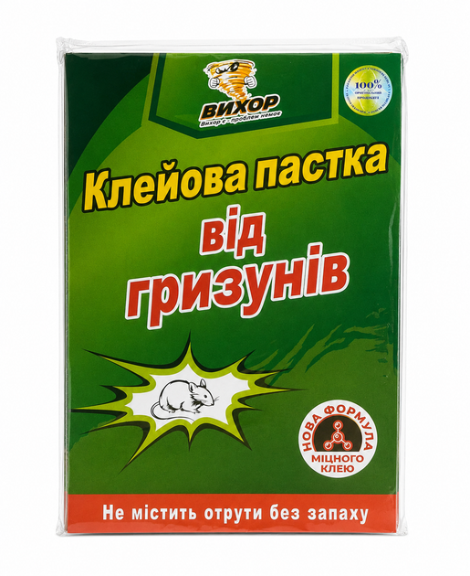 Клеевая ловушка от грызунов Вихрь, маленькая - Фото 1 Клеевая ловушка от грызунов Вихрь, маленькая - изображение 1