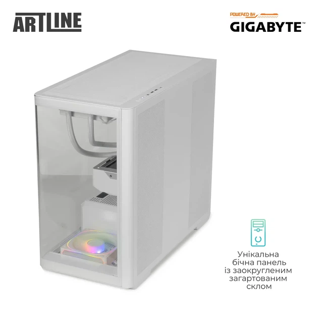 Комп'ютер ARTLINE Gaming TANKWHITE Windows 11 Home (TANKWHITEv127Win) - Фото 4 Комп'ютер ARTLINE Gaming TANKWHITE Windows 11 Home (TANKWHITEv127Win) - изображение 4