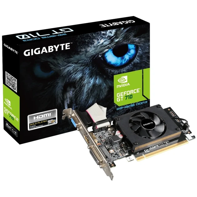 Відеокарта GIGABYTE Nvidia GeForce GT710 2GB D3 (GV-N710D3-2GL) - изображение 5