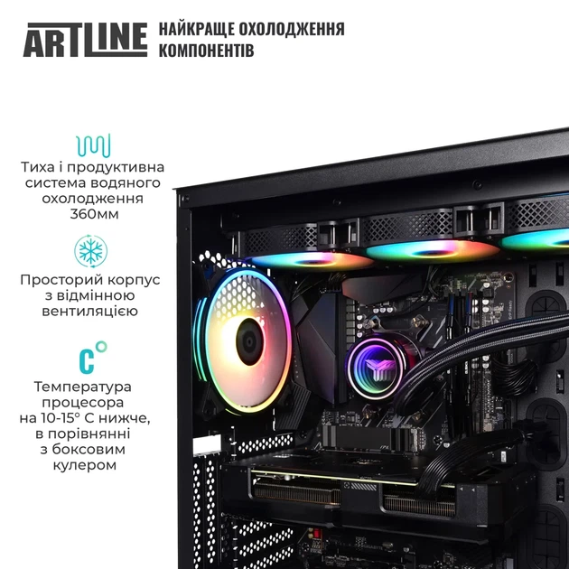 Комп'ютер ARTLINE Gaming X94 Windows 11 Home (X94v96Win) - Фото 5 Комп'ютер ARTLINE Gaming X94 Windows 11 Home (X94v96Win) - зображення 5