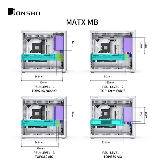 Корпус JONSBO D41 STD White - зображення 8