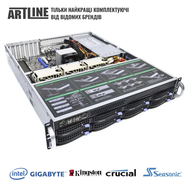 Сервер ARTLINE Business R36 (R36v34) - Фото 8 Сервер ARTLINE Business R36 (R36v34) - изображение 8