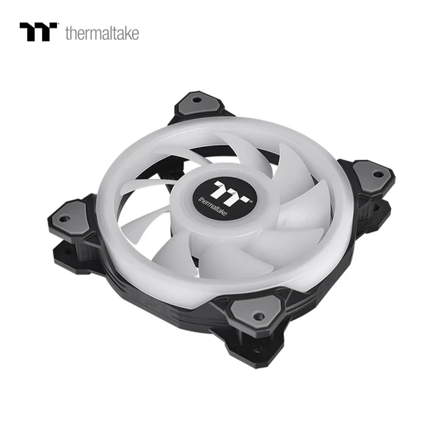 Кулер Thermaltake Riing Quad 14 RGB Radiator Fan TT Premium Edition (CL-F089-PL14SW-C) - Фото 2 Кулер Thermaltake Riing Quad 14 RGB Radiator Fan TT Premium Edition (CL-F089-PL14SW-C) - изображение 2