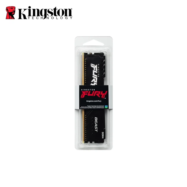 Модуль пам'яті Kingston Fury Beast Black DDR4-3200 32GB CL16-20-20 1.35V - зображення 3