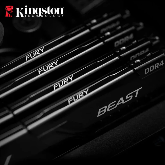 Модуль пам'яті Kingston FURY Beast Black DDR4-3200 16GB KIT (2x8GB) CL16-18-18 1.35V XMP (KF432C16BBK2/16) - изображение 7
