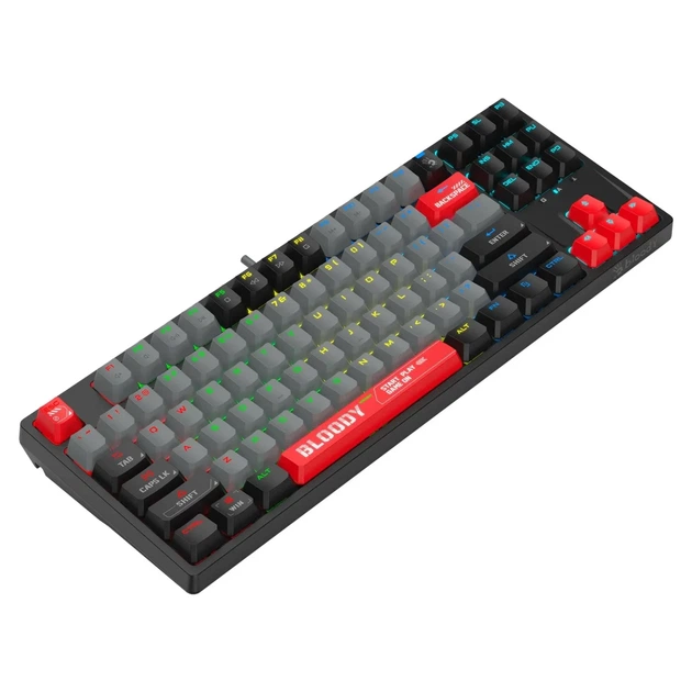 Клавіатура A4Tech Bloody S87 Energy Red - зображення 2