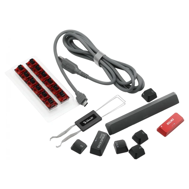 Клавіатура A4Tech Bloody S87 Energy Red - зображення 8